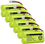 🔋 6-pack imah bt18433 bt28433 2.4v 750mah ni-mh battery pack for enhanced compatibility with at&amp;t, vtech cordless phone models - cs6219, cs6229, ds6301, ds6151, ds6101, bt184342, bt284342, bt-1011, bt-1018, bt-1022, bt-1031 logo