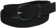 👔 premium aquarius elastic belt in black for sizes 34-36 - sleek and comfortable accessory for men logo