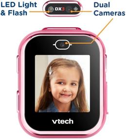 img 2 attached to 💖 VTech KidiZoom Smartwatch DX3 Pink: The Ultimate Kid-Friendly Wearable Tech