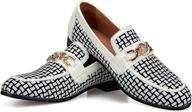 jitai leather pattern printing smoking men's shoes and loafers & slip-ons logo