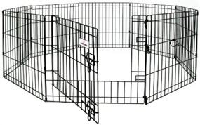 img 2 attached to 🐾 Petmate Exercise Pen with Step-Through Door - 8 Panels for Optimal Pet Playtime