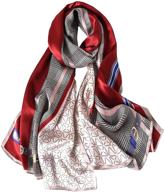 🌸 women's accessories: mulberry shawls headscarf in blossoms - oblong scarves & wraps logo