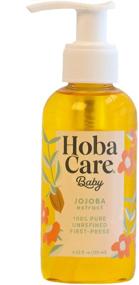 img 4 attached to 👶 HobaCare Baby - 100% Чистое масло жожоба для лица и тела - 4,2 унции (125 мл)