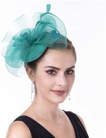 img 1 attached to Fascinator Haojing Headband Headwear Hj2 Black