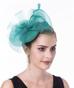 img 2 attached to Fascinator Haojing Headband Headwear Hj2 Black