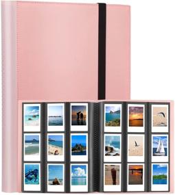 img 4 attached to 432-Pocket Photo Album for Fujifilm Instax Mini Camera, Polaroid Camera, Instax Mini 11 90 70 9 8+ 8 LiPlay, Polaroid Snap SnapTouch PIC-300 Z2300 Instant Camera (Pink)
