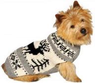 свитер chilly dog reindeer shawl sweater dogs логотип