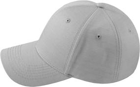 img 3 attached to 🧢 Adjustable Unisex Baseball Cap - Low Profile Plain Dad Hat for Men and Women - Solid Ball Cap