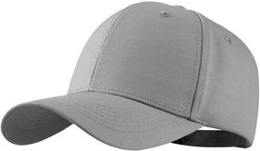 img 4 attached to 🧢 Adjustable Unisex Baseball Cap - Low Profile Plain Dad Hat for Men and Women - Solid Ball Cap