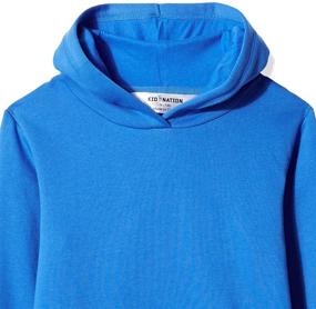 img 1 attached to Kid Nation Boys' Fleece Pullover: Trendy Fashion Hoodies & Sweatshirts for Stylish Kids