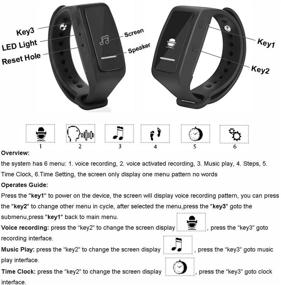 img 1 attached to 8GB Bracelet Voice Activated Digital Voice Recorder - Wrist Band Audio Recording Device