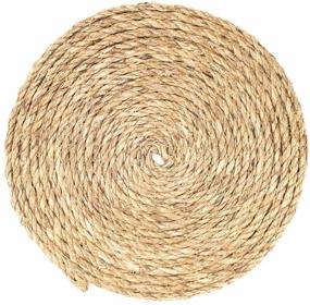 img 3 attached to 🧵 Thick Heavy-Duty Twisted Manila Hemp Rope - 1/4 Inch x 100 Feet