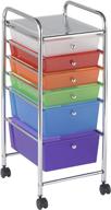 🗄️ ecr4kids elr-20102 6-drawer mobile organizer, various colors logo