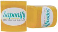 🧼 2lb argan oil melt and pour soap base - create your own glycerine soaps, detergent-free and gentle, with saponify's professional grade base logo