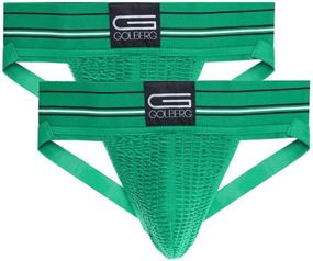 img 1 attached to GOLBERG G Men's Athletic Supporter Jockstraps (2 Pack) - Underwear with Extra Strong Elastic