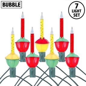 img 3 attached to Novelty Lights Bubble Set 7 Tradtional Candelabra