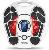 🦶 osito foot massager ems - foot circulation stimulator machine (fsa or hsa eligible) - tens unit with 4 pads - foot massage for pain relief, aching, heavy feet, and leg pains - improve circulation logo