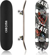 caroma skateboard beginners complete anti shock logo