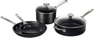 набор посуды le creuset toughened nonstick pro, 6 предметов: идеальный набор для профессиональных домашних поваров! логотип