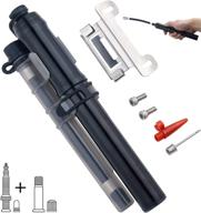 🚲 compact mini bike pump with 260psi capacity, presta schrade valves adapter - ultimate cycling accessory for mtb, bicycle, scooter, and more! логотип