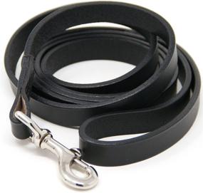 img 3 attached to Hero Leather Training Leash - Ultimate 6 Foot Control for Dog Training