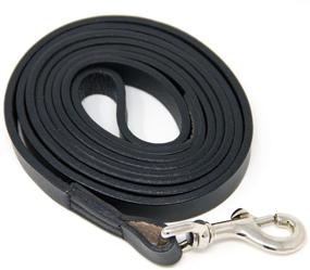 img 1 attached to Hero Leather Training Leash - Ultimate 6 Foot Control for Dog Training