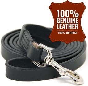 img 2 attached to Hero Leather Training Leash - Ultimate 6 Foot Control for Dog Training