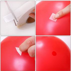 img 3 attached to URATOT 300 Pieces (1 Roll) Glue Points: Versatile Double Sided Dots Tape for Craft & Wedding Decoration