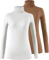 femdouce turtleneck lightweight pullover undershirts sports & fitness and other sports logo