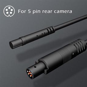 img 3 attached to 📷 Автомобильная видеокамера IIWEY Dash Cam 5pin 3 метровый переходник-удлинитель мужского/женского типа для задней видеокамеры: совместим с любыми автомобильными видеокамерами и задними видеокамерами 5pin для автомобилей, пикапов, грузовиков, внедорожников, фургонов и прицепов+.