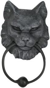 img 1 attached to 🚪 Pacific Giftware Gargoyle Cat Door Knocker