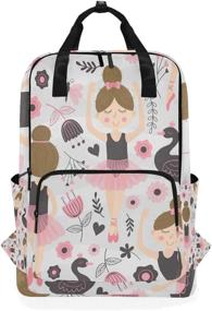 img 4 attached to Backpack Ballerina Schoolbag 1 3Th Grade Backpacks for Kids' Backpacks