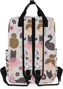 img 3 attached to Backpack Ballerina Schoolbag 1 3Th Grade Backpacks for Kids' Backpacks