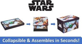 img 2 attached to Ultimate Star Wars Toy Storage Solution: 24-inch Chest and Bench for Organized Playtime