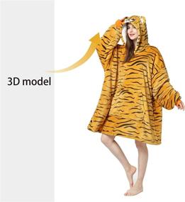 img 3 attached to Oversized Sweatshirt Pockets，Soft Wearable All（Tigger