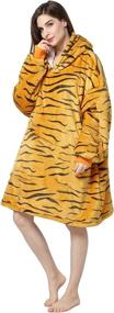 img 1 attached to Oversized Sweatshirt Pockets，Soft Wearable All（Tigger