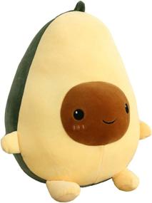 img 4 attached to Adorable VickyPOP Avocado Plush Toy: Perfect Gift for Boys and Girls, 9.8 inches