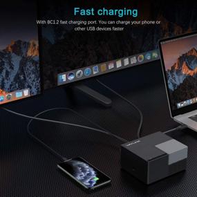 img 1 attached to 🔌 WAVLINK USB C Docking Station with Dual HDMI Display - 4K or Dual 1080p, 65W PD Charging Dock for Type-C Laptop - 4xUSB, Gigabit Ethernet, Audio - More Efficient Home