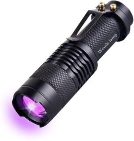 img 4 attached to 🔦 UV Ultraviolet Blacklight Penlight Flashlight Torch for Pet Urine Detection + Bed Bug, Fluorescent, AC Leak, Resin Curing - Handheld Detector (1 Pack)