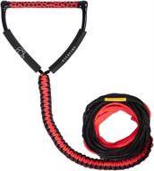 🚤 obcursco 75ft ski rope: enhanced watersports ropes for wakeboard, water ski and kneeboard | 5-section design and eva handle logo