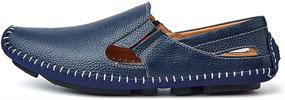 img 3 attached to 👞 NSLFS8503 Driving Leather Fashion Men's Shoes and Loafers: Noblespirit's Stylish Slip-On Collection