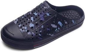 img 4 attached to YXDCHW Men's Breathable Quick Drying Slippers: Anti-Slip Shoes, Mules & Clogs