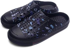 img 3 attached to YXDCHW Men's Breathable Quick Drying Slippers: Anti-Slip Shoes, Mules & Clogs