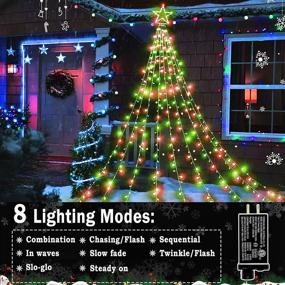 img 3 attached to Outdoor Christmas Decorations Star Lights 344 LED 8 Modes String Light Gift