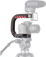 📸 ulanzi u-grip pro ручной видео риг стедикам с тремя холодными башмаками: стабилизирующая рукоятка для iphone 13 12 pro max xs 8 7 плюс, gopro 10 9 8, canon nikon sony зеркальные камеры. логотип