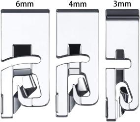 img 2 attached to 🧵 Household Multi-Function Sewing Machine Presser Foot Set for Narrow Rolled Hem - Includes 3 mm, 4 mm, and 6 mm Sizes