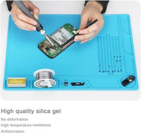 img 2 attached to 🔥 Insulation Silicone Position Soldering Computer: Superior Thermal Protection for Electronics