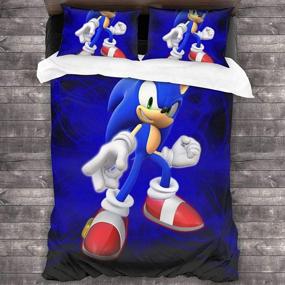 img 4 attached to Hedgehog Cartoon Bedding Pillowcase Sheets Kids' Home Store