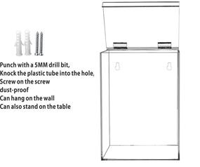 img 2 attached to Cq Acrylic Hairnet Dispenser Emesis