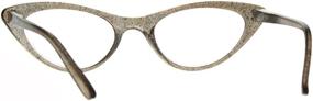 img 1 attached to Womens Plastic Glitter Reading Glasses